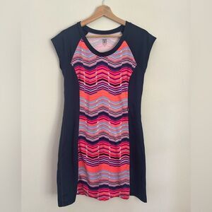 Title Nine Multicolor Striped Midi Dress